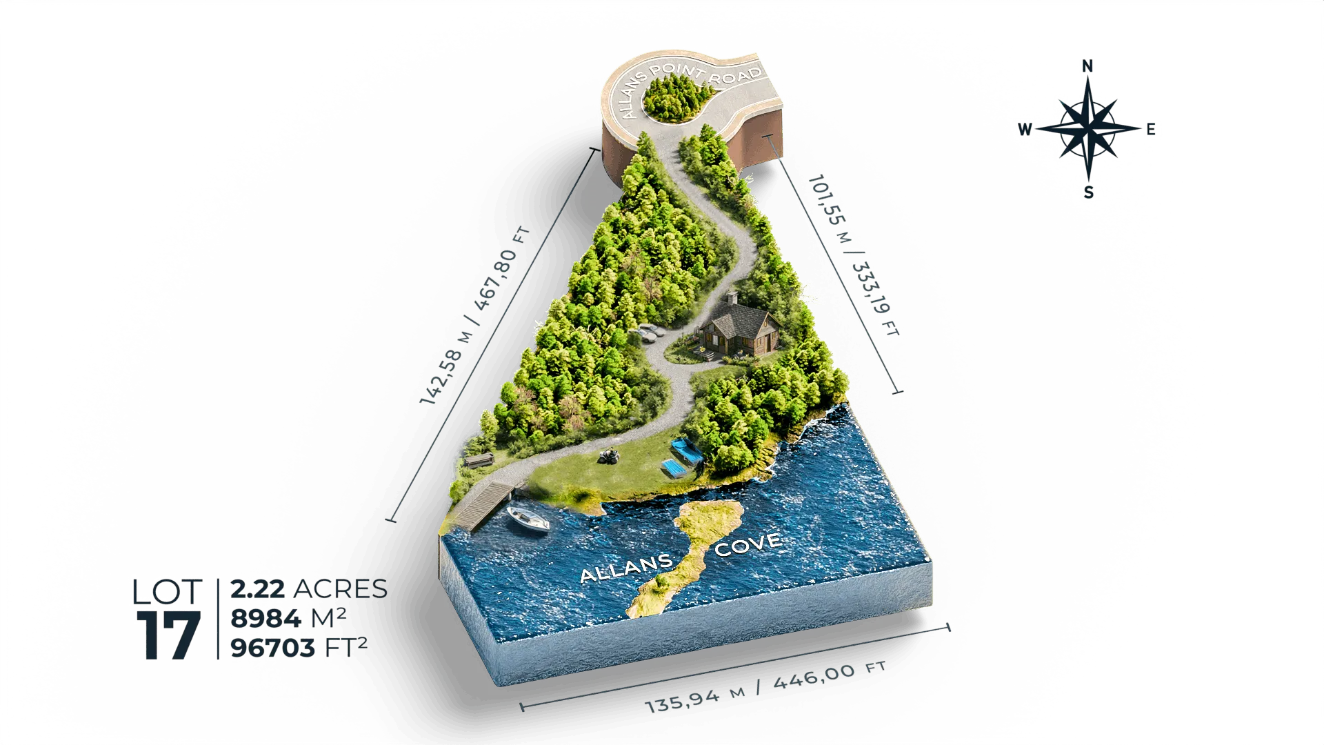 3D rendering of Simple